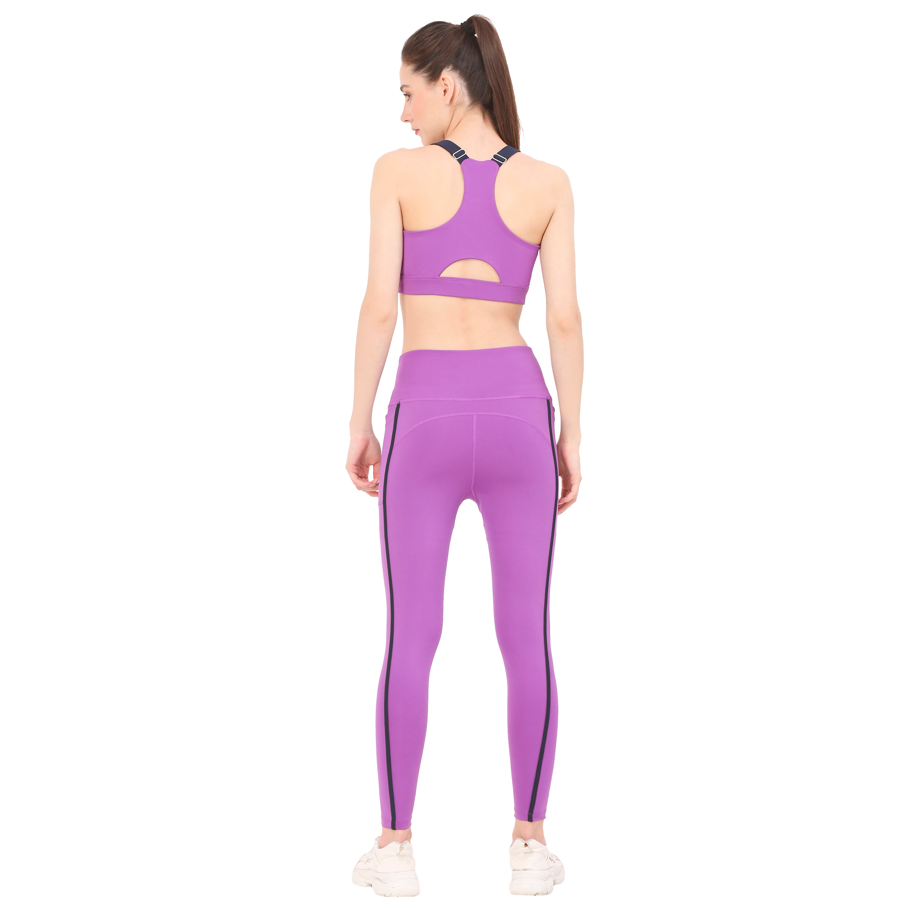 Purple Sports Bra I Purple-Fit